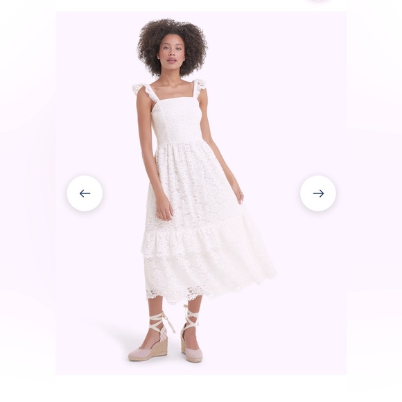 Draper James Dresses & Skirts - DRAPER JAMES CARRIE MIDI DRESS IN LACE